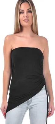 Produktbild von Outer Vision Top Damen Top Natza schwarz Basics 95% Viskose, 5% Elasthan L