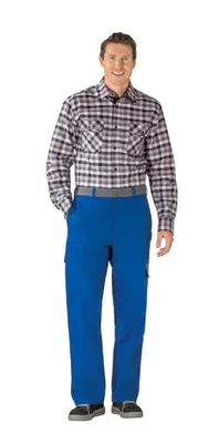 Produktbild von Planam Multinorm Bundhose Major Protect Gr. 52 kornblau/grau