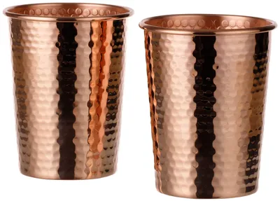 Immagine prodotto di Set di 2 bicchieri in rame fatti a mano, ideali per il Moscow Mule, capacità 530 ml