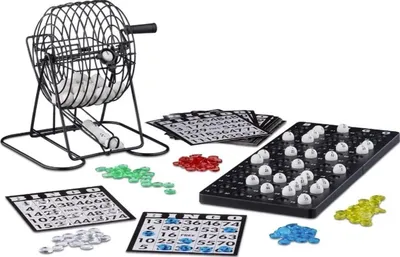 Produktbild von Pegasi Bingo-Mühlen Set – Schwarz Metall