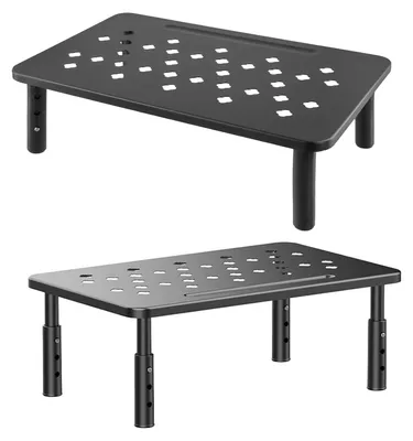 Imagen del producto de Soporte para monitor con 3 ajustes de altura