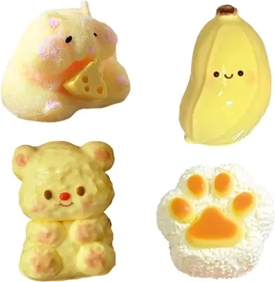 Productafbeelding van Taba knijpspeelgoed - Set van 4