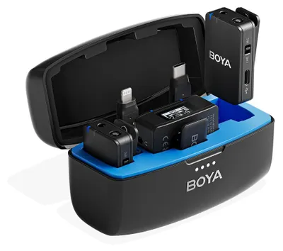 Obrázok produktu pre BOYA BOYAMIC 2, Mikroport, Vysielač na telo, Čierna, 115 dB, 90 dB, Audio (3.5mm), USB