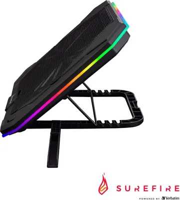Obrázok produktu pre SureFire Bora X1 chladiaca podložka pod notebook 43,2 cm (17") 750 otáčok za minútu čierna (48844)