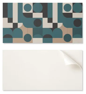 Immagine prodotto di Pannelli decorativi autoadesivi in vinile, dimensioni 120x60 cm, con motivi astratti