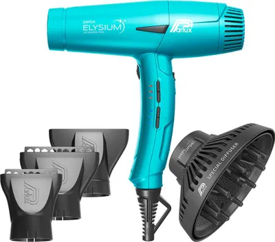 Image de Parlux Elysium + Magic Compact Bleu Galaxie - sèche-cheveux avec diffuseur