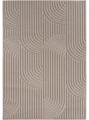 Productafbeelding van Helix Org vloerkleed laagpolig rechthoek 120x170cm beige
