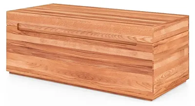 Produktbild von Holztruhe Bento aus Kernbuche massiv 115x53x44 cm mit Fingerschachthalterung