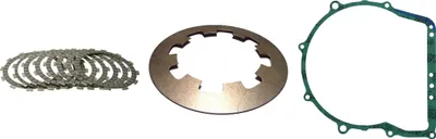 Immagine prodotto di Set frizione per Yamaha VMX-12 1200 G Vmax, anno di costruzione 1995: dischi frizione, molla frizione e guarnizione del coperchio frizione di Pamoto - Nuovo