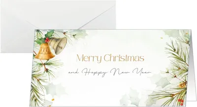 Immagine prodotto di SIGEL DS646 SIGEL Weihnachtskarten Bells DS646 DIN lang, 25 St.