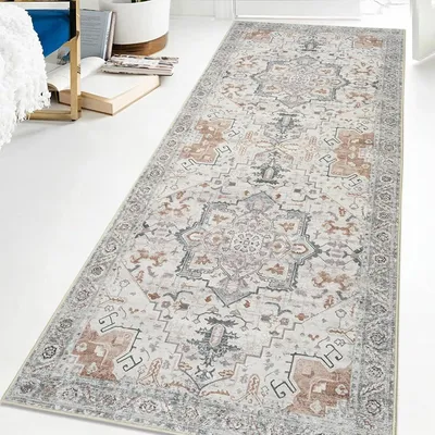 Productafbeelding van Tapijtloper 80 x 200 cm wasbaar met antisliponderkant voor hal, keuken of gang