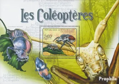 Produktbild von Briefmarken Zentralafrikanische Republik 2011 Mi Block709 (kompl.Ausg.) postfrisch Käfer