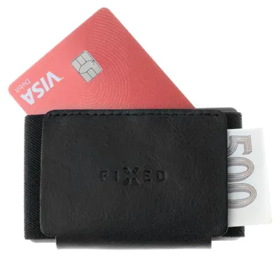 Produktbild von Kartenetui aus Echtleder für Karten und Geldscheine, Fixed Tiny Wallet, Blau
