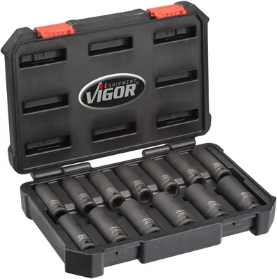 Produktbild von Vigor Schlag-Steckschlüssel-Sortiment V5550L