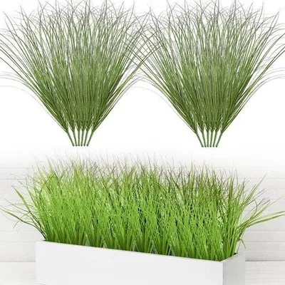 Image de Arbres artificiels - Résistants aux UV - Lot de 12 - 52 cm - verts