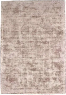 Image de Tapis en viscose effet soyeux rose poudré 120x170