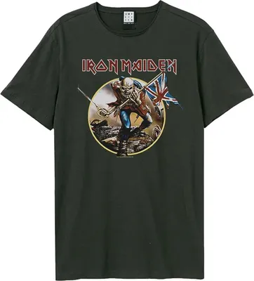 Produktbild von Amplified Musik Rock Band Tour Shirts Uni Männer Frauen Iron Maiden - Trooper S
