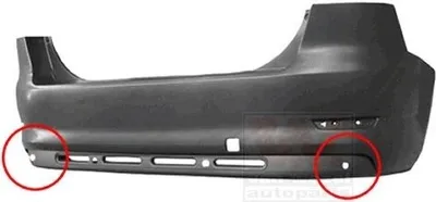 Produktbild von VAN WEZEL Heckstoßstange Stoßfänger Hinten für FORD MONDEO IV Stufenheck (BA7)