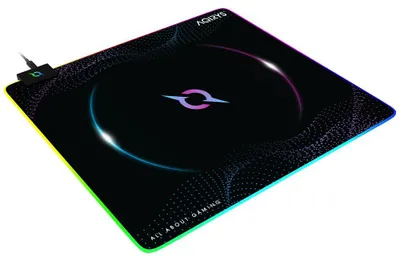 Produktbild von RGB Gaming-Mauspad rutschfest wasserdicht 450x400 mm