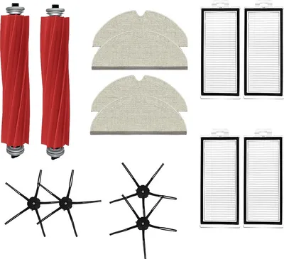 Produktbild von Mobilly Bürsten-, Filter- und Mop-Set für Roborock Q7 Max Q7 Max+, 14 Stück
