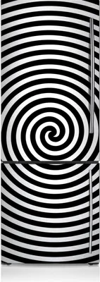 Produktbild von Dekoration Kühlschrank Aufkleber Magnete Küche Kühlschrankmagnete 70x190 cm - Spiral