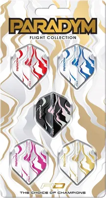 Produktbild von Red Dragon Dartflights X1085 100 Mikron Dick Professionell 5 Sets