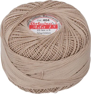 Obrázok produktu pre Priadza pre frivolitky Ada 15 50 g - 0404