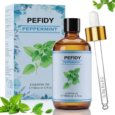 Produktbild von Ätherisches Pfefferminzöl, 118 ml, mit Tropfer