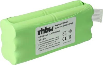 Produktbild von vhbw Akku kompatibel mit Dirt Devil Puck M610, M610, M612, M612 Spider, M607 Spider, M611, Fusion M611, M613 Staubsauger (800 mAh, 14,4 V, NiMH)