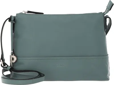 Image de PICARD Cuir sac à épaule bandoulière Legere Eco Crossbody Bag Palm Leaf vert