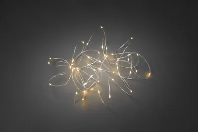 Produktbild von Konstsmide 6387-890, 100 Lampen, LED, Bernstein, 2200 K, 2 lm, Drinnen