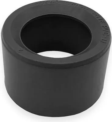 Produktbild von PVC Reduzierung kurz | Ø 50 - 40 mm | Klebestutzen - Klebemuffe | PN16 | Grau