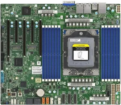 Produktbild von Supermicro MBD-H13SSL-N-B – AMD – Sockel SP5 – EPYC 9004 – DDR5-SDRAM – 3 – Hauptplatine – ATX