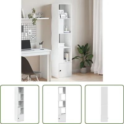 Produktbild von The Living Store Bücherregal Weiß 40x36x189 cm Holzwerkstoff
