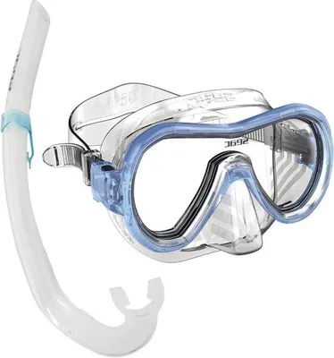 Produktbild von Famanu Tauchmaske und Schnorchelset für Erwachsene - Schnorchelausrüstung mit Flossen