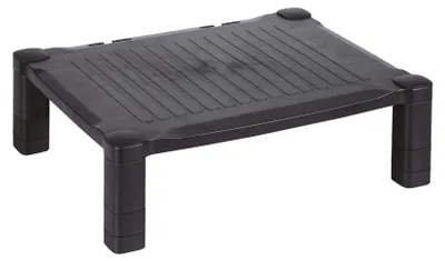 Monitorständer höhenverstellbar 3-fach, bis 20 kg, schwarz
