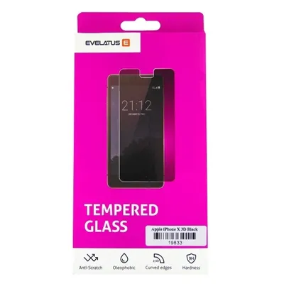 Produktbild von Panzerfolie für iPhone XS Max Blickschutz schwarz 24440