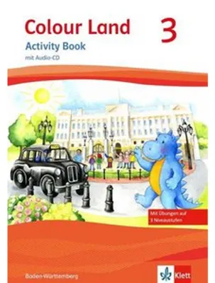 Produktbild von Colour Land. Für den Beginn ab Klasse 1 / Activity Book mit Audio-CD und Bildkarten 3. Schuljahr