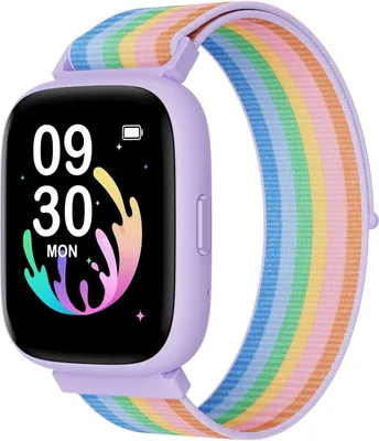 Produktbild von Kinder Smartwatch 1,8" Fitness Tracker, 24/7 Puls, Schlafmonitor, IP68 Wasserdicht, Wecker, 5 Puzzlespiele, für Mädchen Jungen Teens 5–16 Jahre