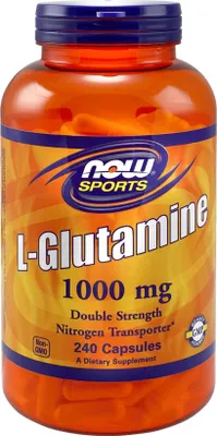 Produktbild von NOW Foods - L-Glutamin, 1000mg, 240 Kapseln