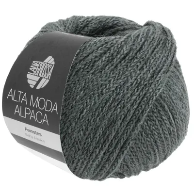 Produktbild von Lana Grossa ALTA MODA ALPACA 50 g edles Garn aus hauchfeinem Baby-Alpaca 140 m Farbe 079 - Tarngrün