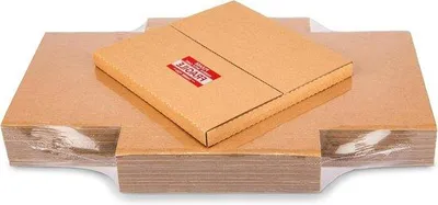 Obrázok produktu pre „Vinyl-Sendbox – kartónové balenie – ochranná krabica – skladateľná prepravná krabica – rozmery 32,5 cm – hnedá“