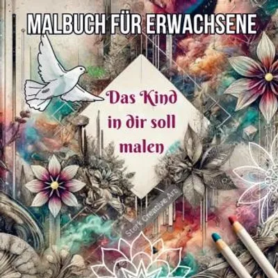 Produktbild von Malbuch für Erwachsene - Das Kind in Dir soll malen