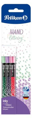 Produktbild von Pelikan 820073, Stick-Kugelschreiber, Grün, Lila, Pink, 3 Stück(e)