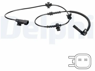 Produktbild von DELPHI Sensor, Radgeschwindigkeit x SS20773