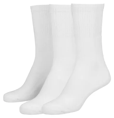 Immagine prodotto di Urban Classics - Calzini sportivi da uomo/donna unisex (confezione da 3) TN610 (47 EU - 50,5 EU) (bianchi)