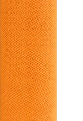 Produktbild von 9m Rolle Tüll 30cm, Farbauswahl:orange 668