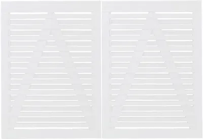 Produktbild von Plus Doppeltor Osaka 200 x 136 cm RAL 9010 Weiß