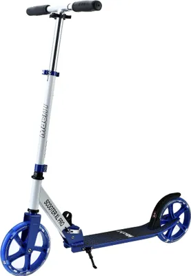Produktbild von Mach1 Kickscooter Kinderroller Scooter Roller Cruiser Kick Jump Cityroller SCOOTER XL PRO - blau / weiß mit LED