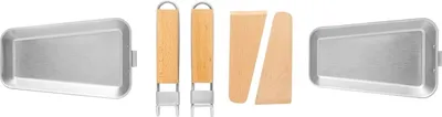 Produktbild von Grillpfännchen-Set, Grillzubehör aus Edelstahl
